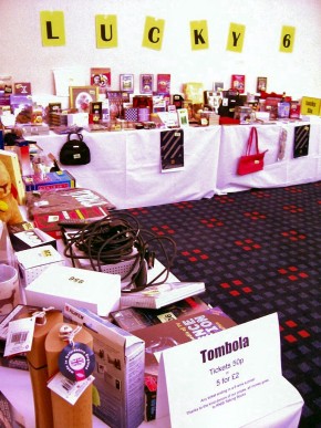 Picture of the tombola prizes. Picture of the tombola prizes.
