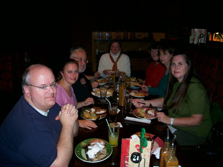 Picture of members at Nando's in Lincoln. Picture of members at Nando's in Lincoln.