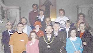Picture of Mensans with the Lord Mayor of Nottingham, in the Council House Picture of Mensans with the Lord Mayor of Nottingham, in the Council House
