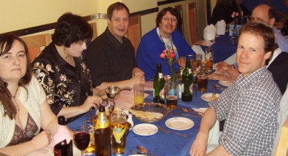 Picture of the group on curry night. Picture of the group on curry night.
