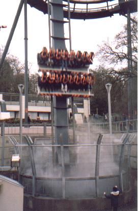 Oblivion caught in mid drop Oblivion caught in mid drop