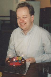 Picture of Andy and his birthday cake Picture of Andy and his birthday cake