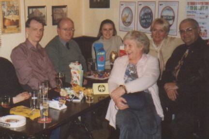 Picture of members enjoying chocolate at the Vat and Fiddle Picture of members enjoying chocolate at the Vat and Fiddle