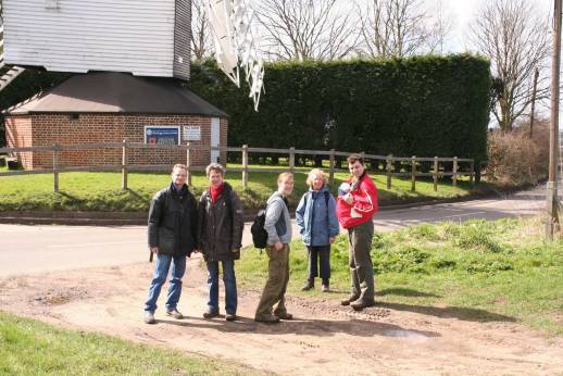 Picture of the group of walkers Picture of the group of walkers