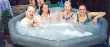 More guests in the hot tub More guests in the hot tub