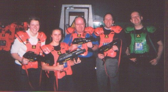 Picture of the group kitted for Quasar action Picture of the group kitted for Quasar action