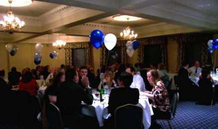 Picture of the diners enjoying the meal. Picture of the diners enjoying the meal.