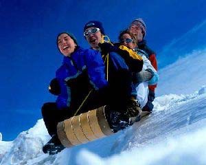 Try tobogganing at XScape. Try tobogganing at XScape.