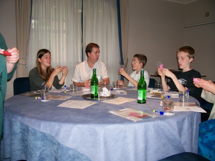 Participants work on their newly learnt craft skills. Participants work on their newly learnt craft skills.